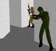 [Simulation of Terrorists In Building]